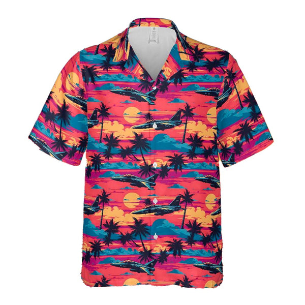 Chemise Hawaïenne Homme à Manches Courtes - Imprimé Flamme 3D, Polyester Respirant, Coupe Décontractée, Pour Plage Et Vacances - 2