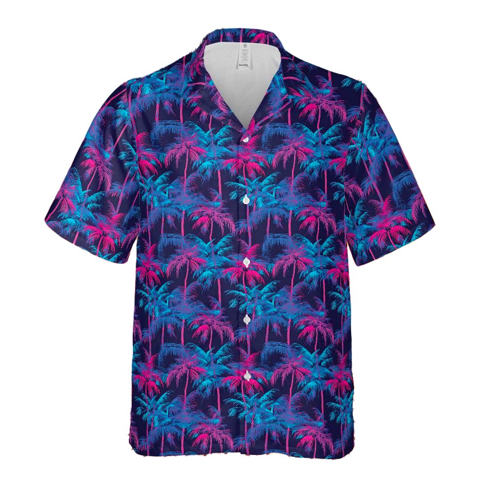 Chemise palmier Vaporwave Tropicana Palms