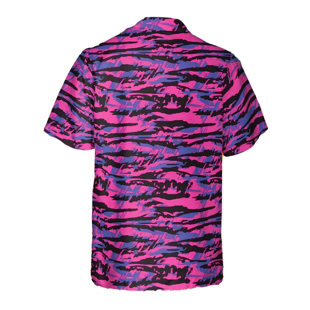 Chemise tropicale Neon Jungle derrière