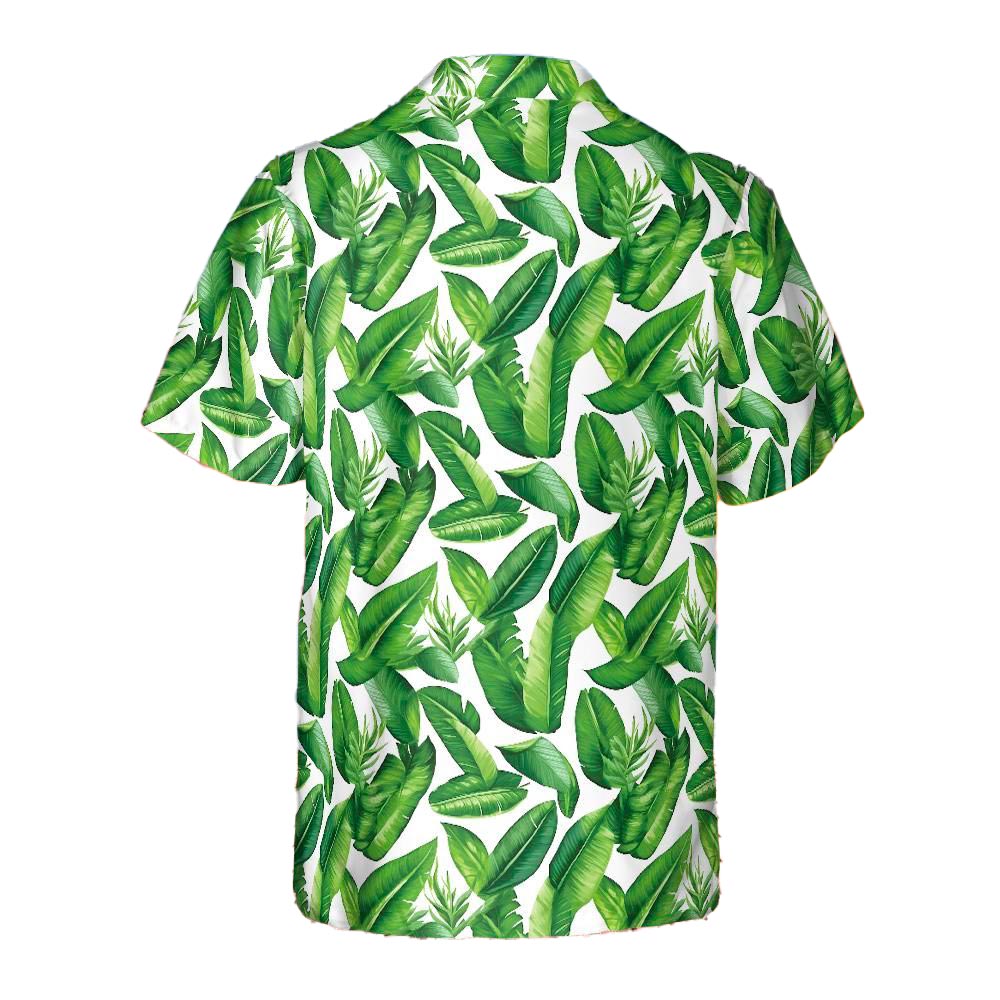 Chemise tropicale Paradise Found derrière