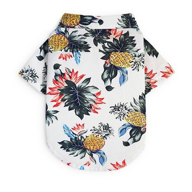 CHEMISE POUR CHIEN ANANAS & TROPIQUE