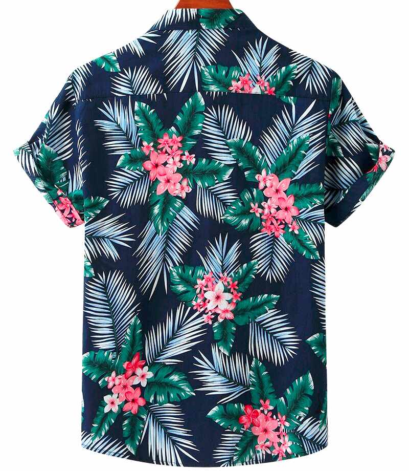 chemise à fleurs d'adenium