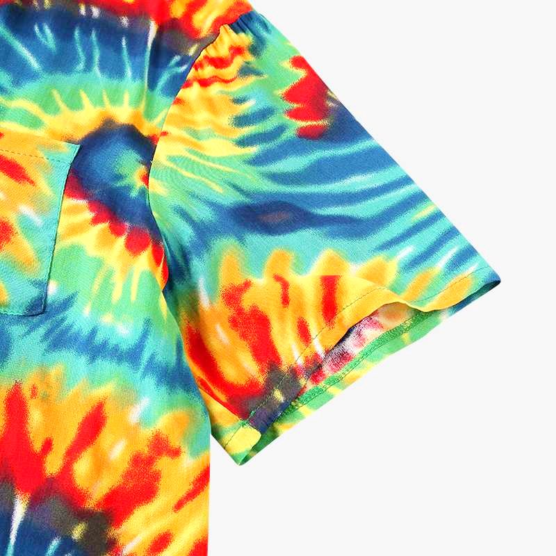 chemise colorée hawaian psychedelic