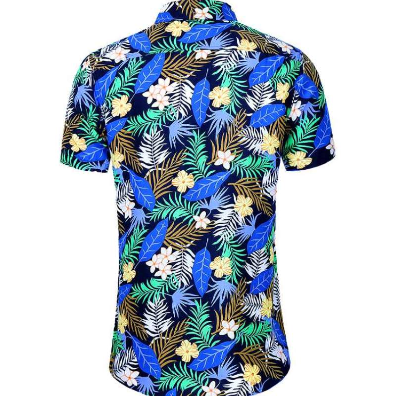 chemise hawaienne retro colorée
