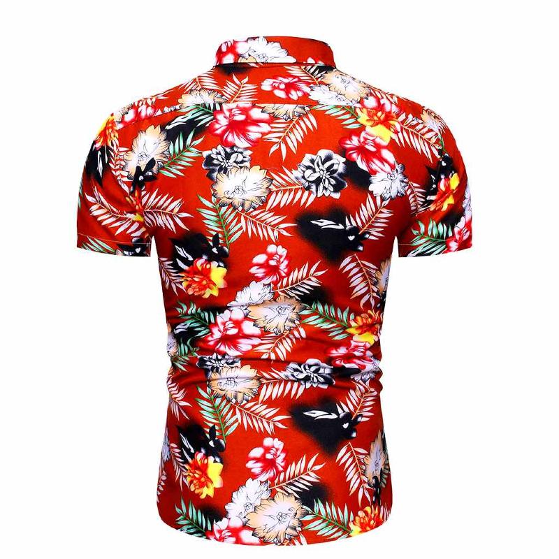 chemise hawaïenne passion rouge