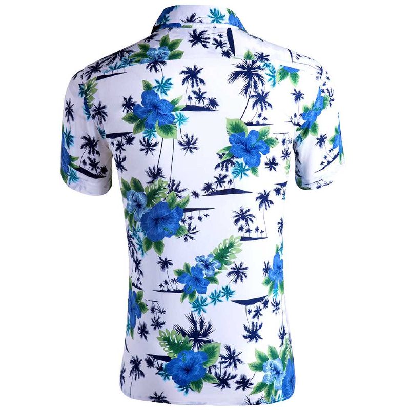 chemise fleurs palmiers