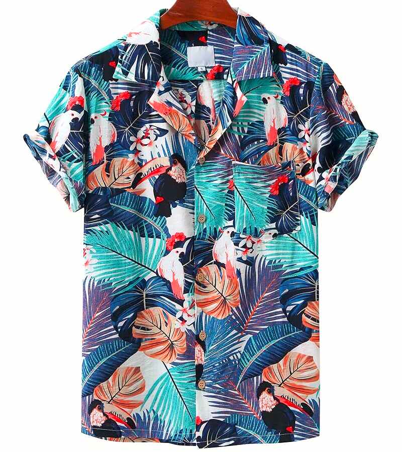 chemise tropicale jungle exotique