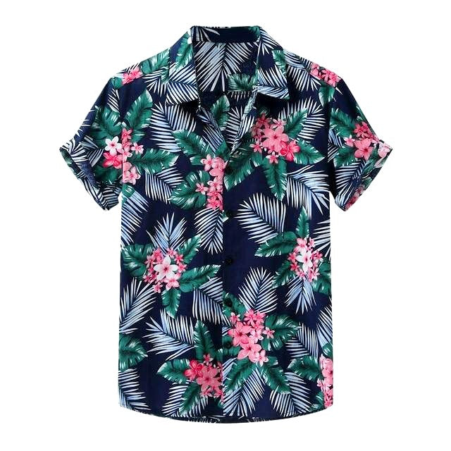 chemise à fleurs d'adenium