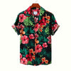 chemise a fleurs de jungle