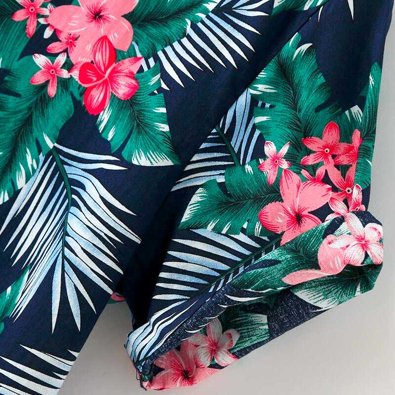 chemise à fleurs d'adenium