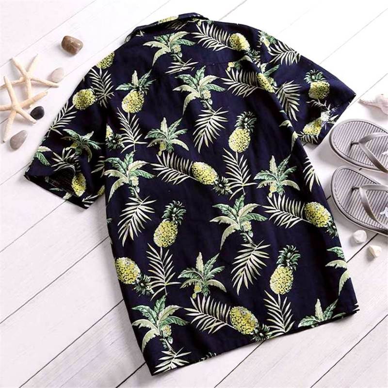 chemise ananas noire