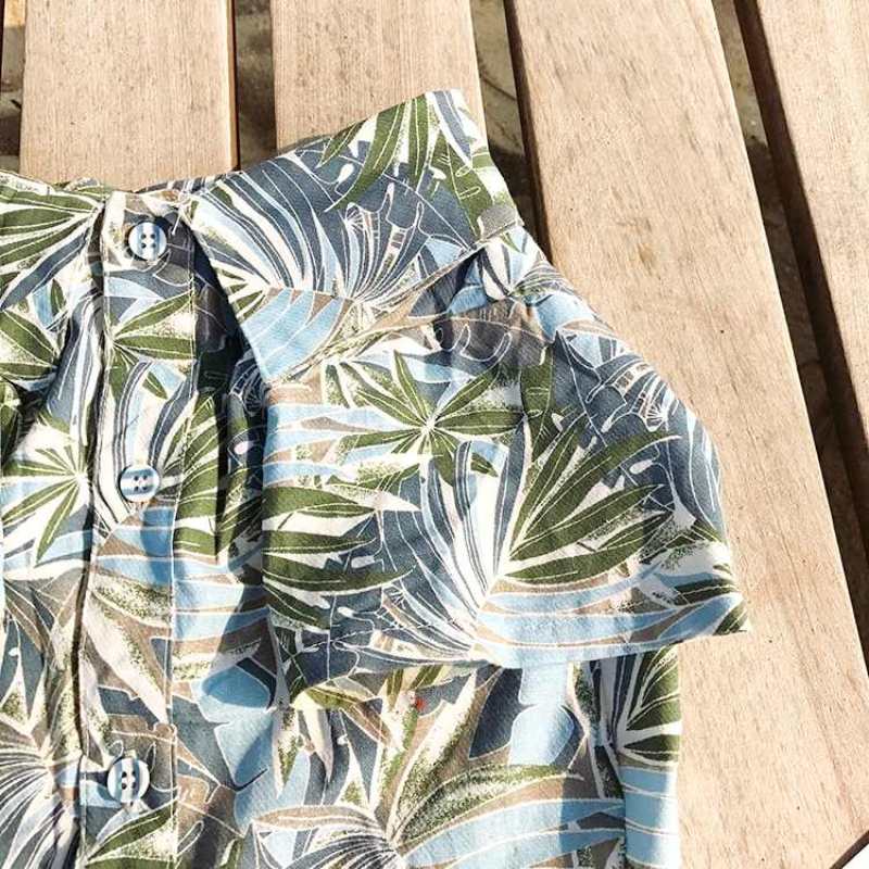 chemise palmier pour chien