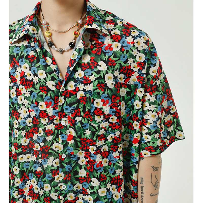 CHEMISE A FLEURS PACIFIC LOVE