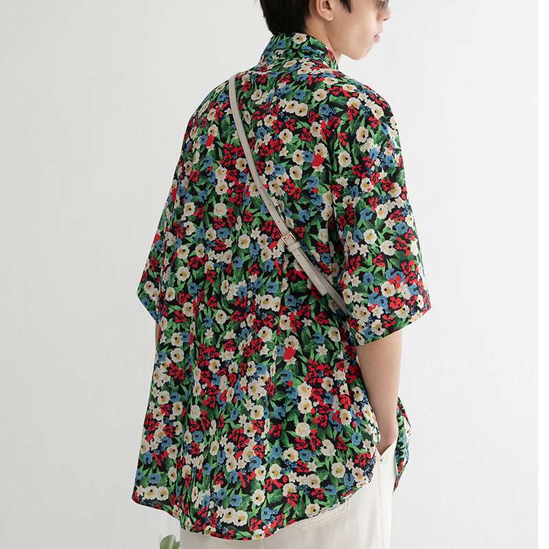 CHEMISE A FLEURS PACIFIC LOVE