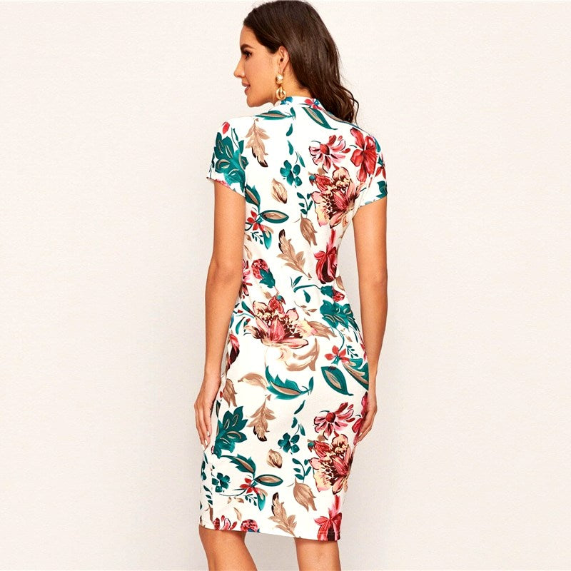 ROBE D'ETE EXOTISME DES TROPIQUES