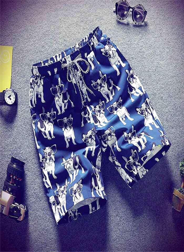short de plage bouledogue