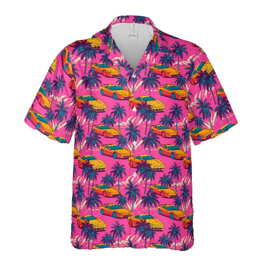 LA CHEMISE HAWAIENNE "PALMIERS/HIBISCUS" LA CHEMISE HAWAIENNE "PALMIERS/HIBISCUS"