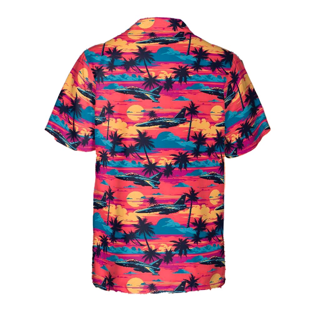 Chemise Hawaïenne saumon pastel Heinui