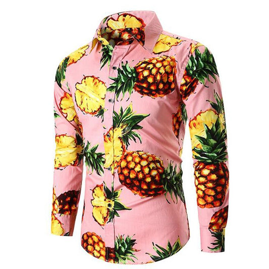 CHEMISE ANANAS ROSE