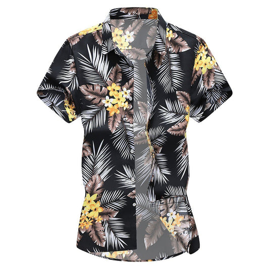 CHEMISE PALMIER NOIR DESIGN