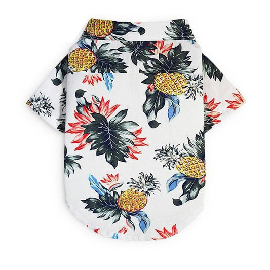 CHEMISE POUR CHIEN ANANAS & TROPIQUE