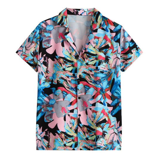CHEMISE A FLEURS VINTAGE