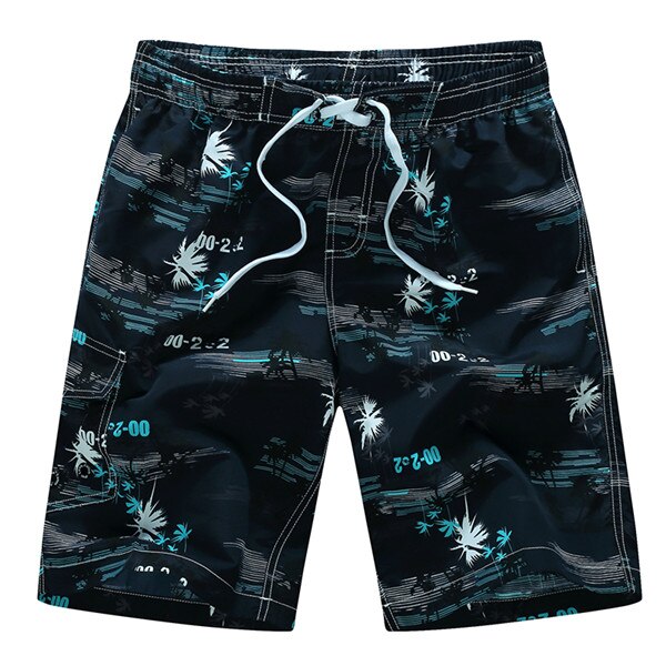 SHORT DE PLAGE DESIGN BLEU