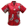 CHEMISE HAWAÏENNE TRADITIONNELLE ROUGE