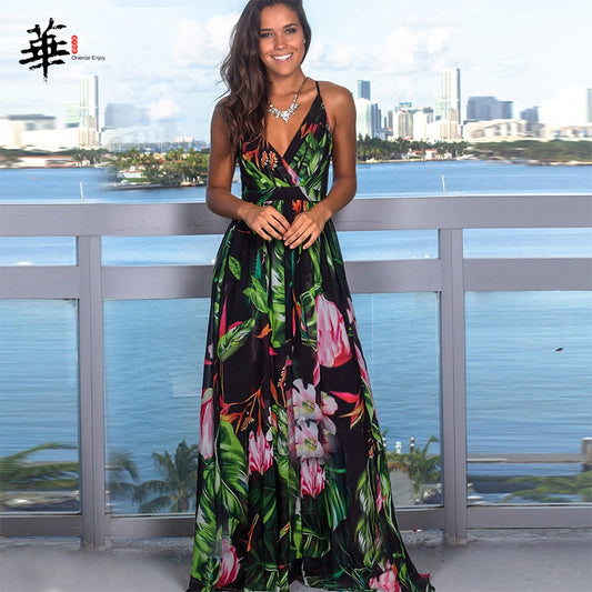 ROBE LONGUE BLANCHE A FLEURS