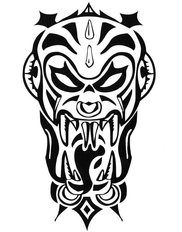 Tatouage Maori Rage vengeresse | Hawaï Tahiti Shop