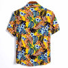 chemise à fleur multicolore