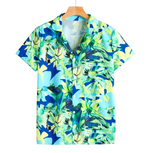 chemise a fleurs flower power