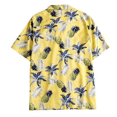 chemise ananas jaune