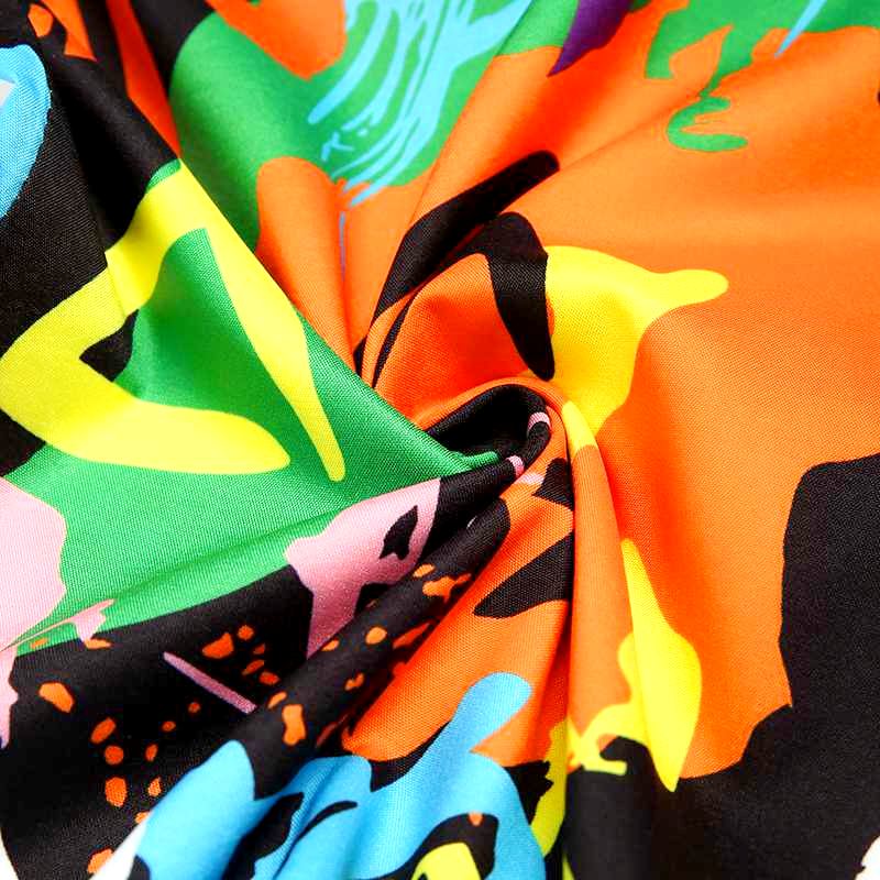 chemise colorée graffity style