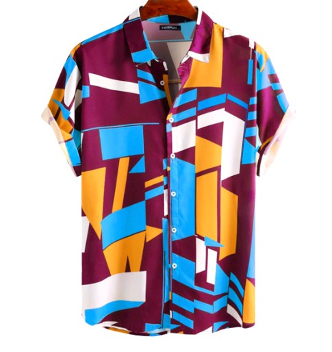 chemise coloree violette
