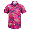 chemise de plage rose