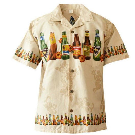 chemise de plage beige beach party