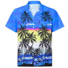 chemise palmier blue sunshine