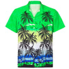 chemise palmier green sunshine