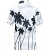 chemise palmier noire et blanche