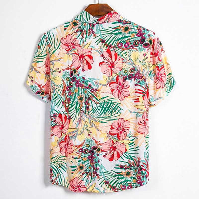 chemises à fleurs couleurs panachées