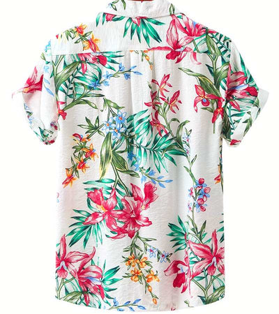 chemise à fleurs softy jungle