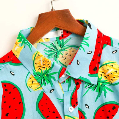chemise de plage fruitée