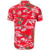 chemises hawaïennes rouges