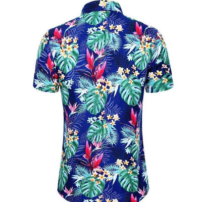 chemise fleurs des tropiques hawaienne