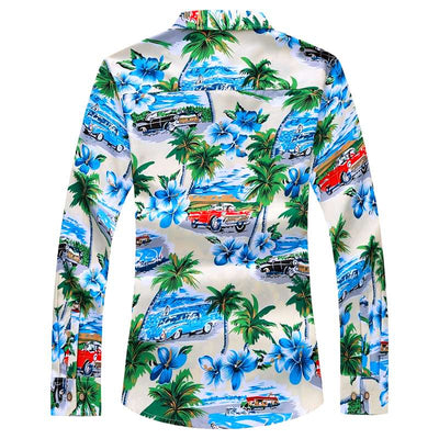 chemise hawaienne plage et palmier