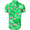 chemises hawaïennes vertes
