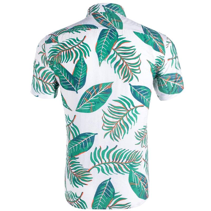 chemises tropicale feuille de jungle