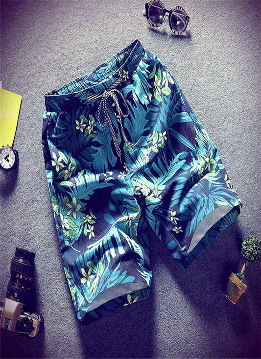 short hawaïen tropical touch